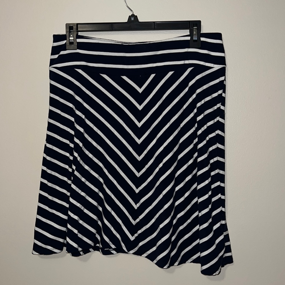 Columbia A line striped skirt